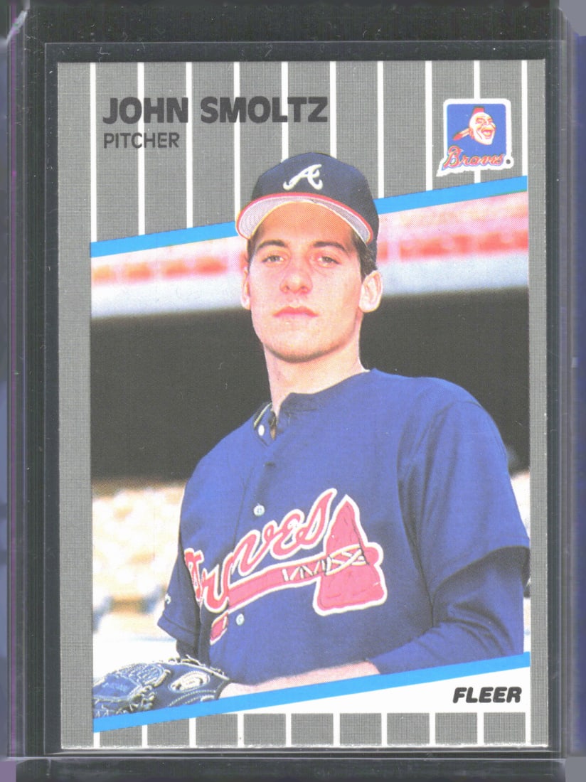 John Smoltz Rookie 1989 Fleer #602 (1 of 2)