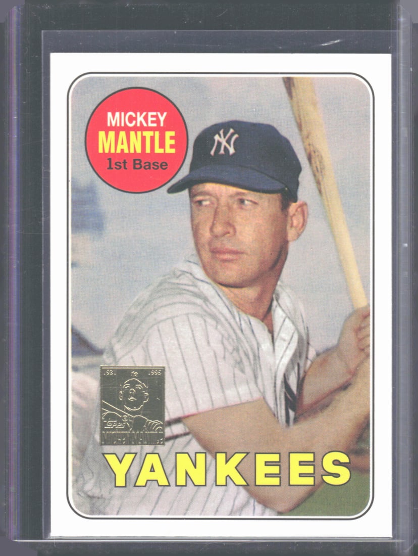 Mickey Mantle Mickey Mantle Commemorative Reprints 1996 Topps #19: Mickey Mantle Mickey Mantle Commemorative Reprints 1996 Topps #19
