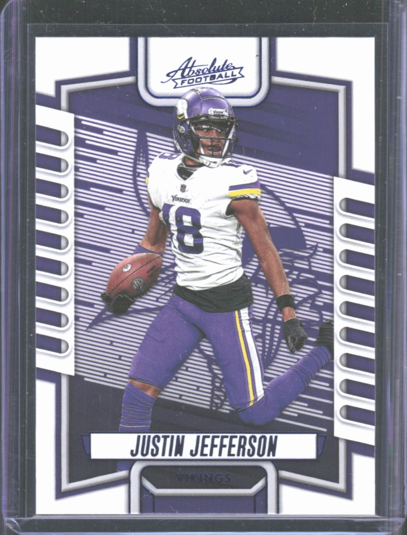 Justin Jefferson Blue 2023 Panini Absolute #49 (1 of 2)