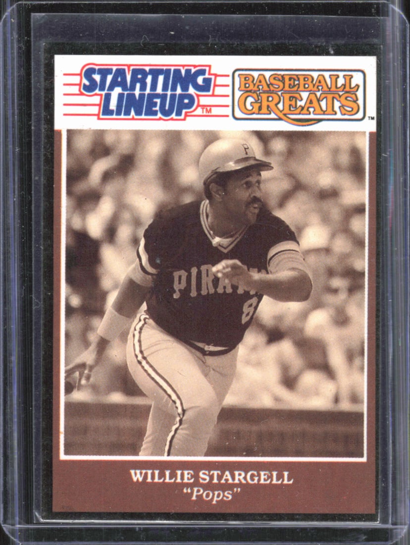 Willie Stargell 1989 Kenner Starting Lineup Cards Baseball Greats #NNO: Willie Stargell 1989 Kenner Starting Lineup Cards Baseball Greats #NNO