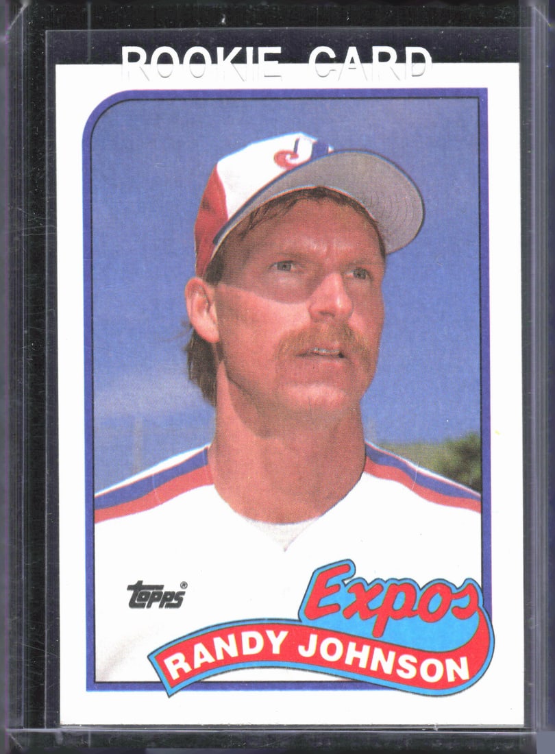Randy Johnson Rookie 1989 Topps #647: Randy Johnson Rookie 1989 Topps #647