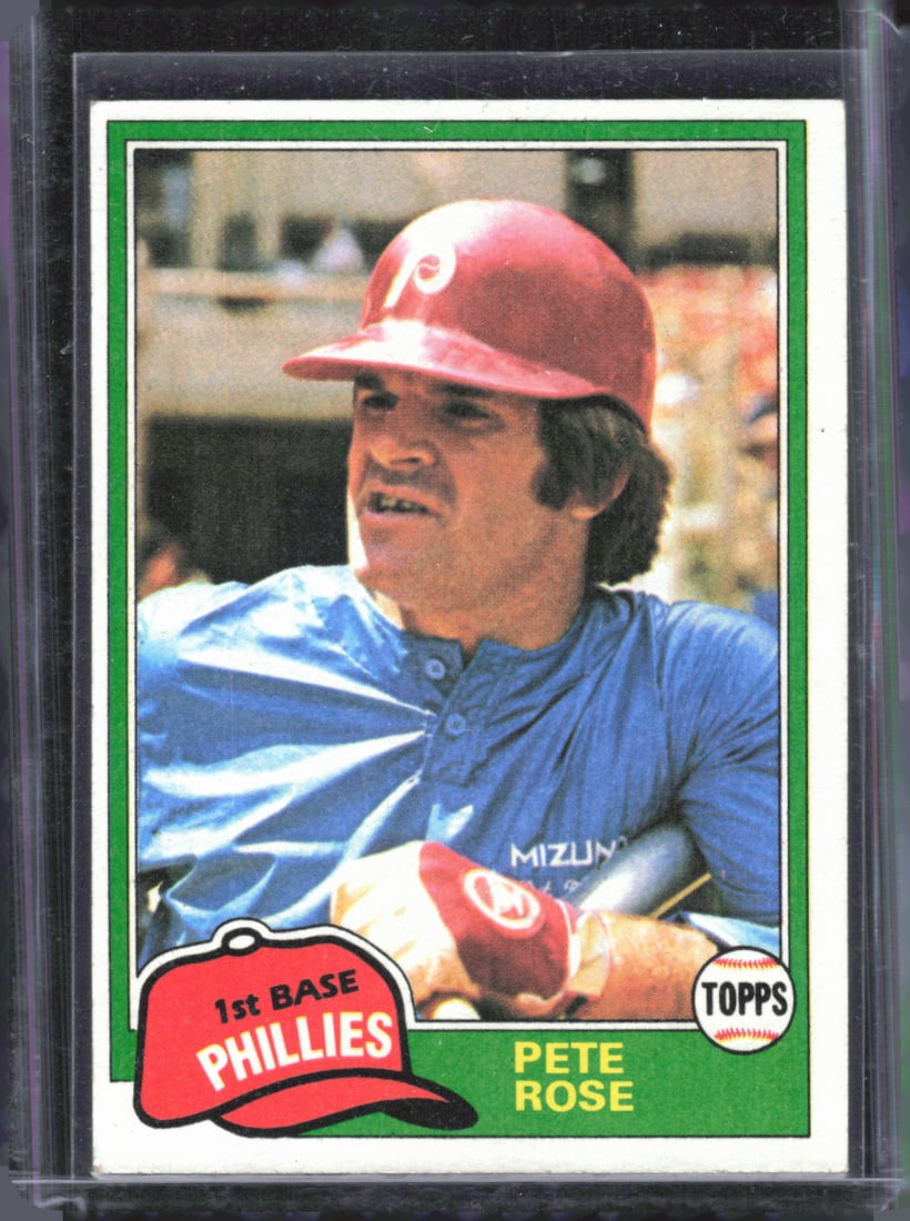 Pete Rose 1981 Topps #180: Pete Rose 1981 Topps #180