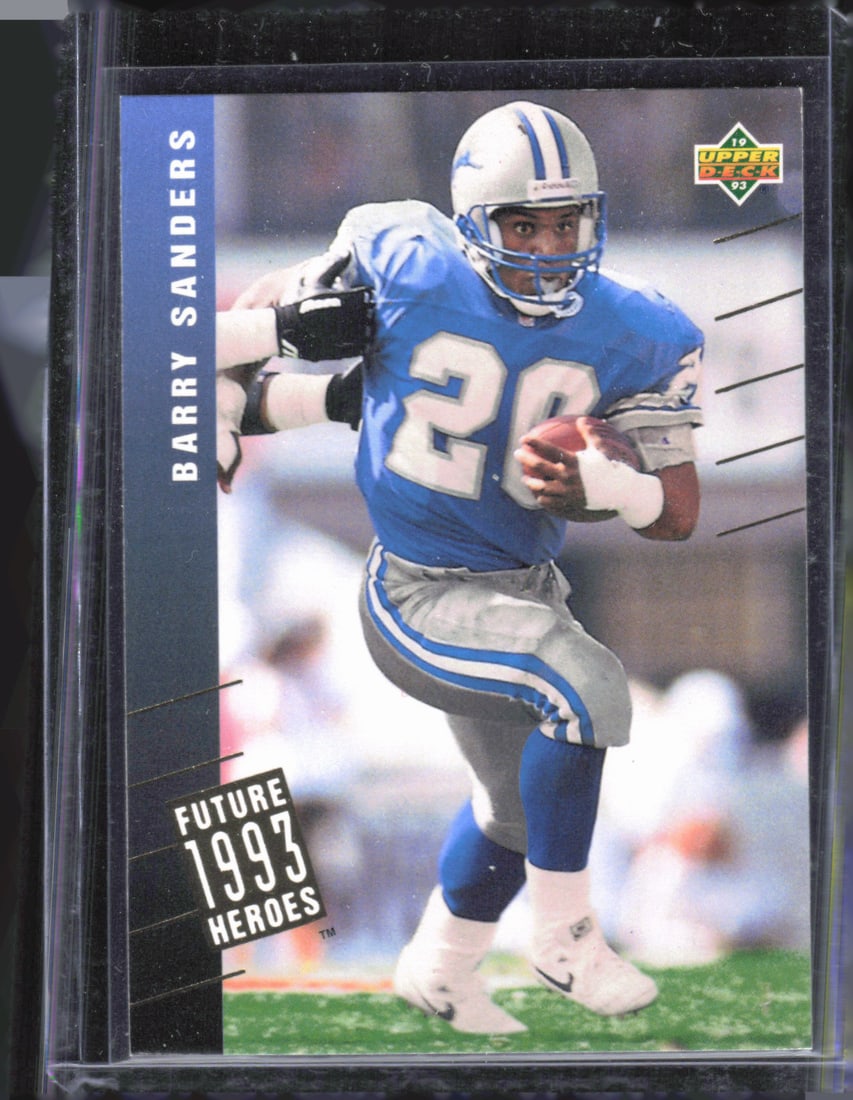 Barry Sanders Future Heroes 1993 Upper Deck #43: Barry Sanders Future Heroes 1993 Upper Deck #43