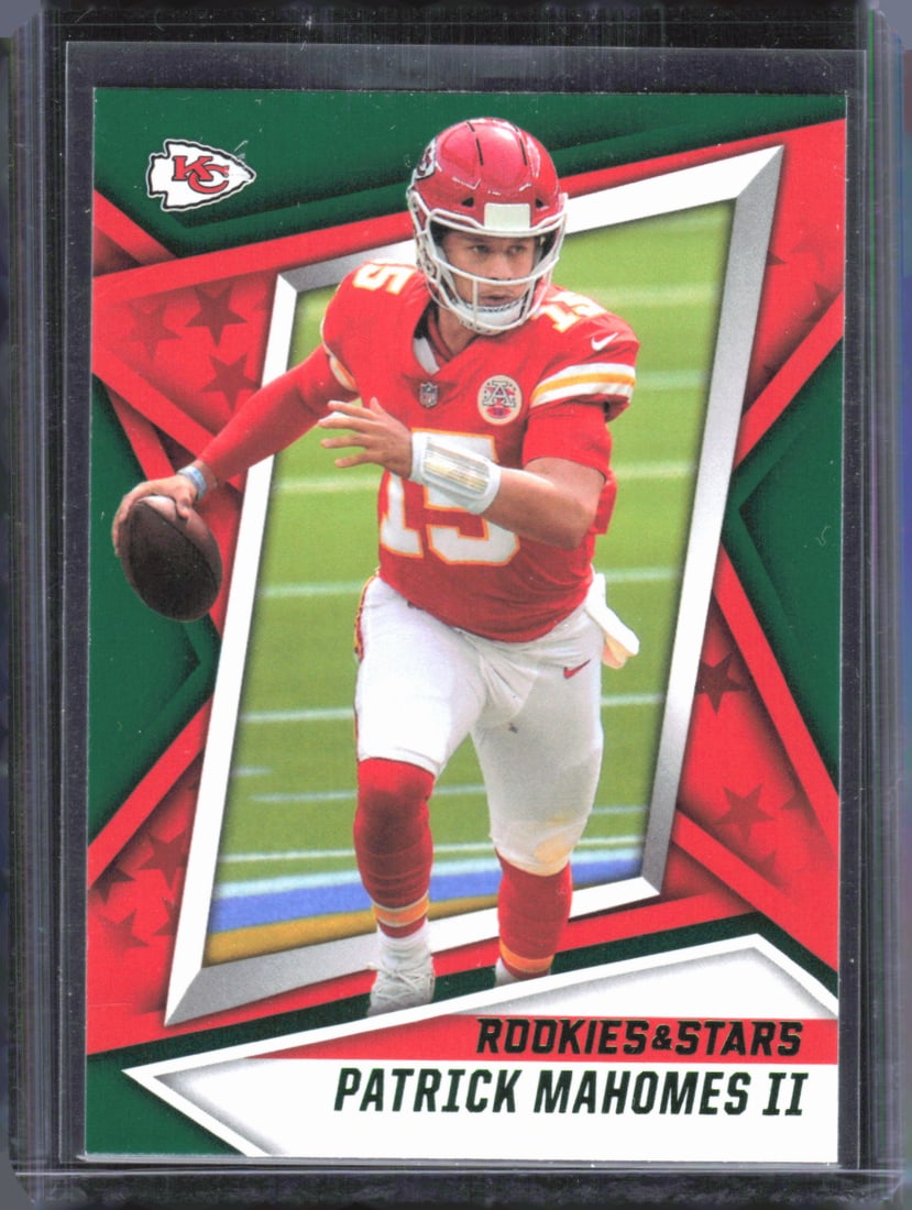 Patrick Mahomes II Green 2021 Panini Rookies & Stars #68 (1 of 2)