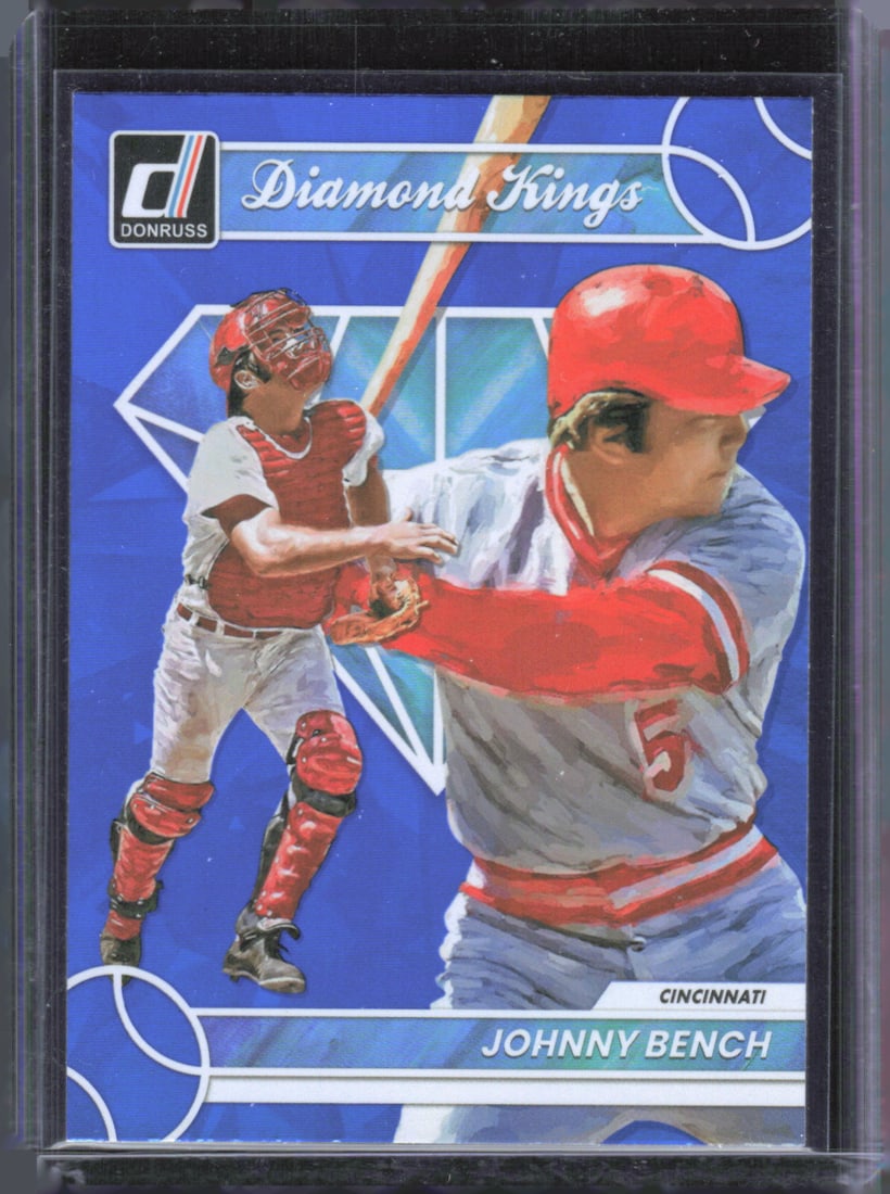 Johnny Bench Holo Blue 2023 Donruss #25 (1 of 2)