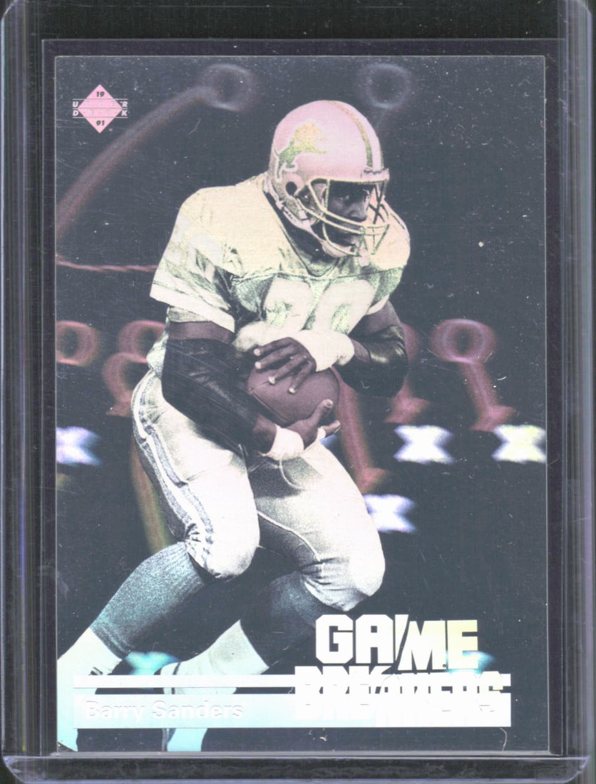 Barry Sanders Game Breakers 1991 Upper Deck #GB1 (1 of 2)