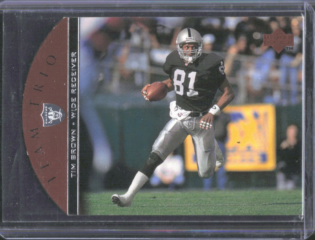 Tim Brown Die Cut 1996 Upper Deck - Team Trio #TT83 (1 of 2)