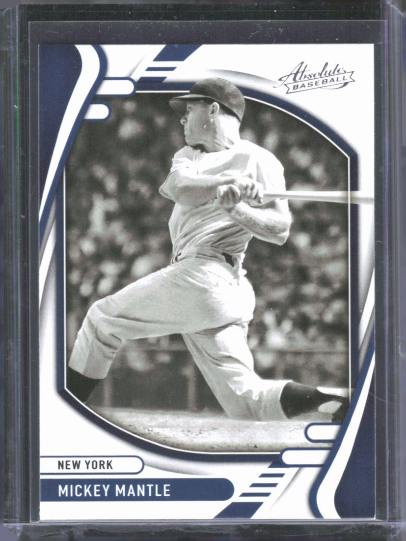 Mickey Mantle 2022 Panini Absolute #10: Mickey Mantle 2022 Panini Absolute #10