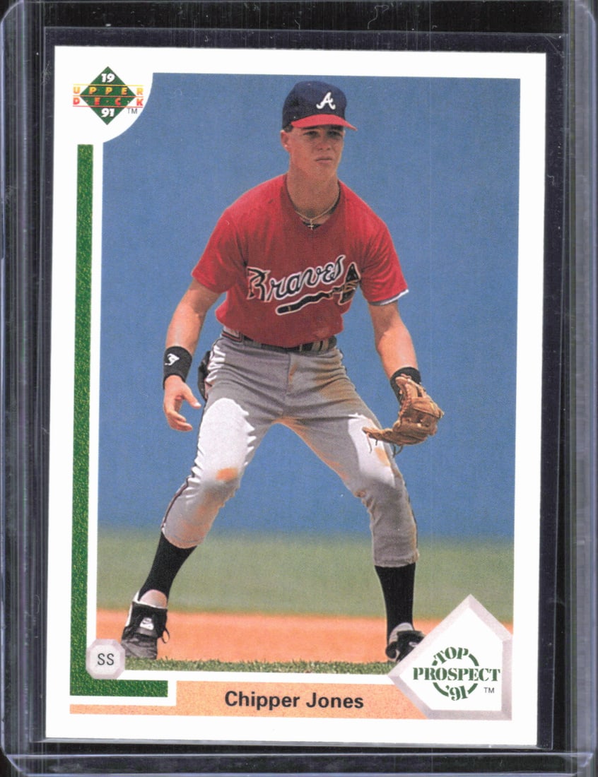Chipper Jones Rookie 1991 Upper Deck Vintage #55b (1 of 2)
