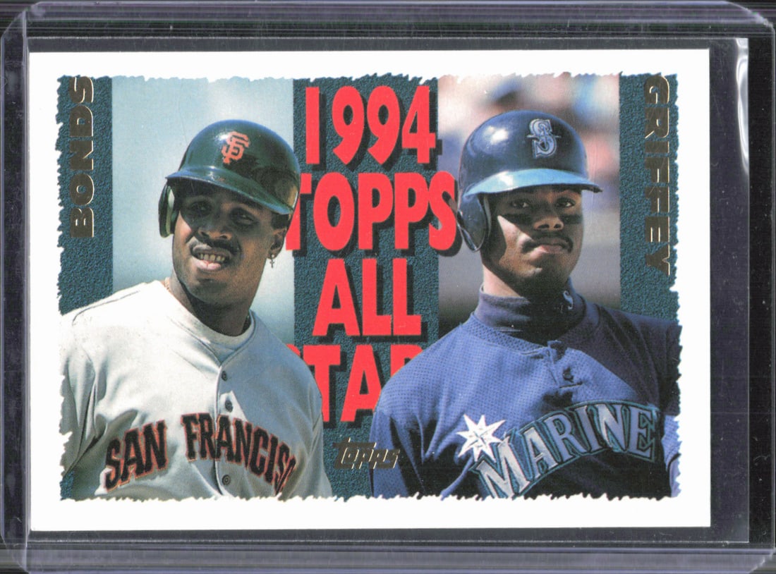 Ken Griffey Jr. / Barry Bonds 1995 Topps Vintage #388: Ken Griffey Jr. / Barry Bonds 1995 Topps Vintage #388