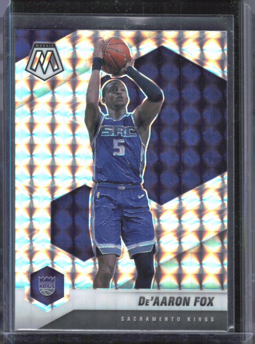 De'Aaron Fox Silver 2020-21 Panini Mosaic #168 (1 of 2)