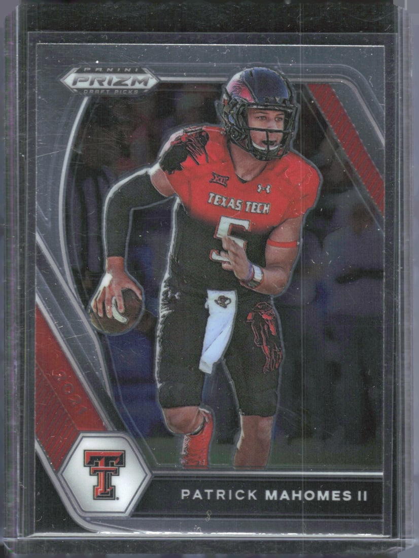 Patrick Mahomes II 2021 Panini Prizm Draft Picks Collegiate #7 (1 of 2)