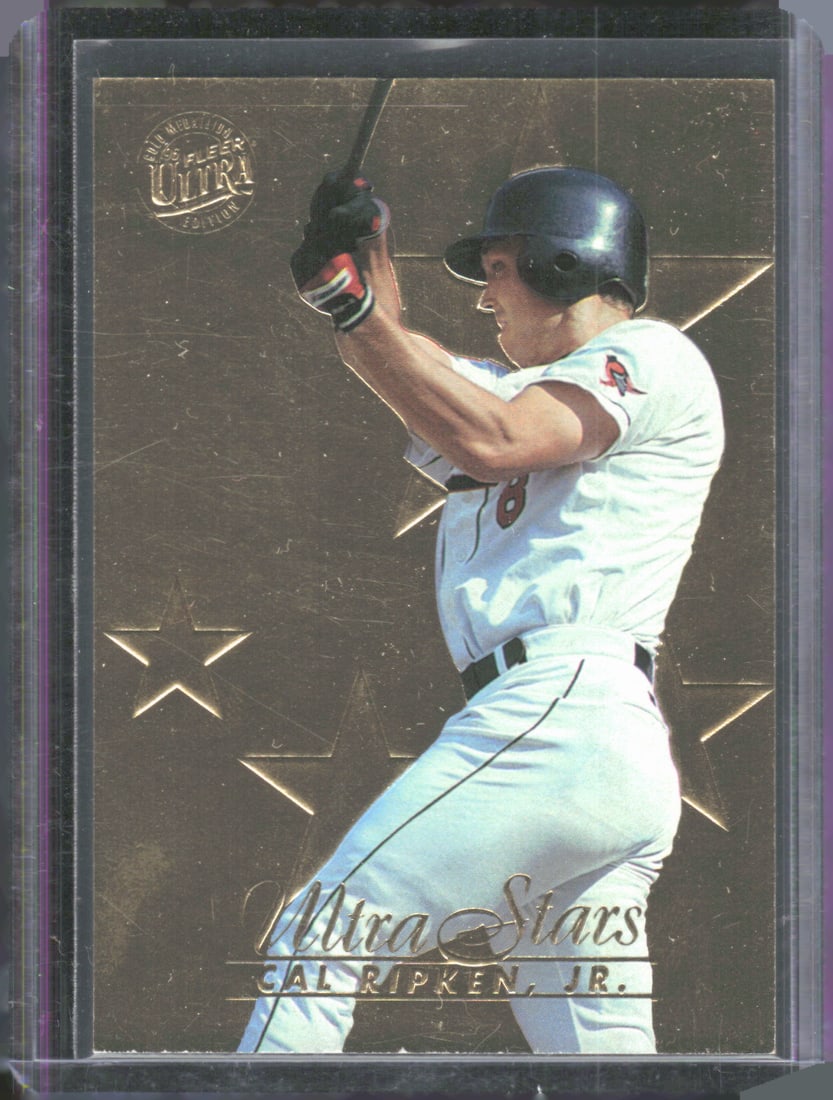 Cal Ripken, Jr. Gold Medallion 1996 Ultra #588: Cal Ripken, Jr. Gold Medallion 1996 Ultra #588