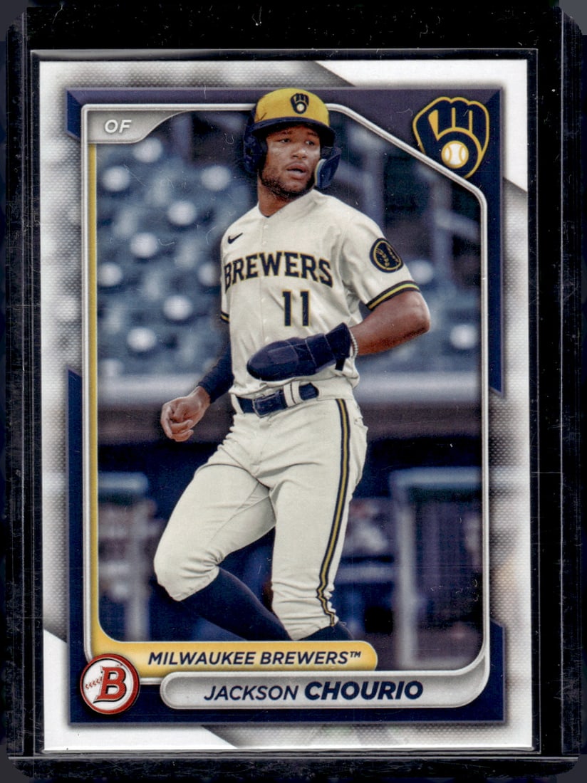 Jackson Chourio Paper Prospects 2024 Bowman #BP-140: Jackson Chourio Paper Prospects 2024 Bowman #BP-140