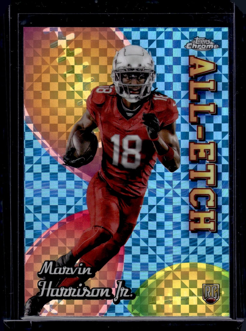 Marvin Harrison Jr. All Etch Xfractor RC 2024 Topps Chrome #CAE-MH: Marvin Harrison Jr. All Etch Xfractor RC 2024 Topps Chrome #CAE-MH