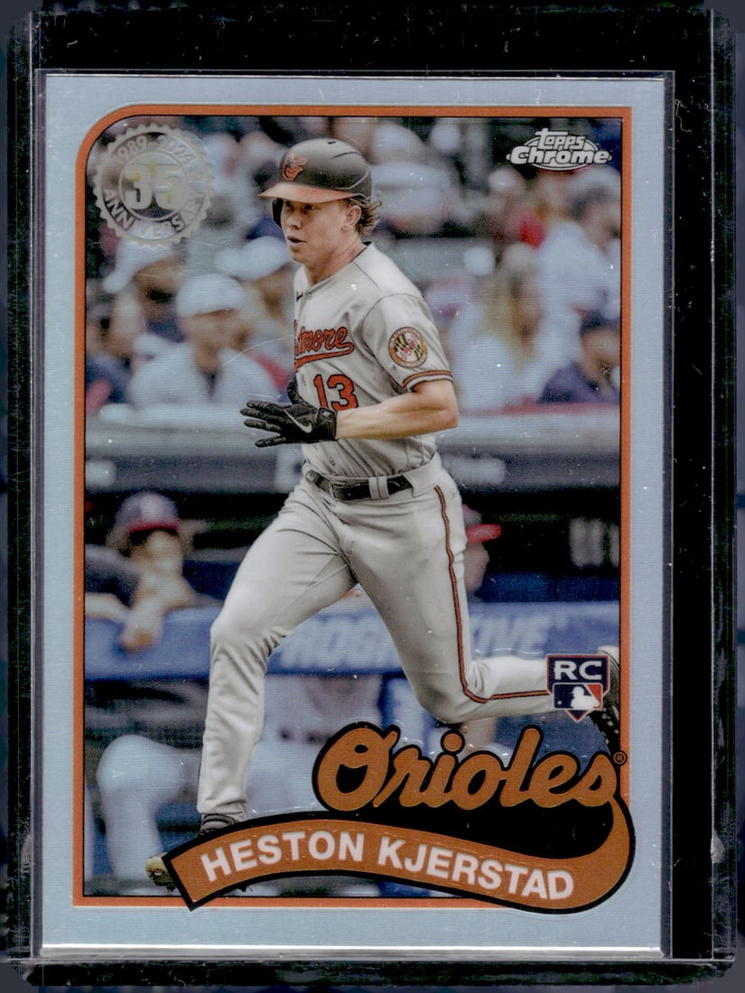 Heston Kjerstad 35th Anniversary Refractor RC 2024 Topps Chrome #89CB-18: Heston Kjerstad 35th Anniversary Refractor RC 2024 Topps Chrome #89CB-18
