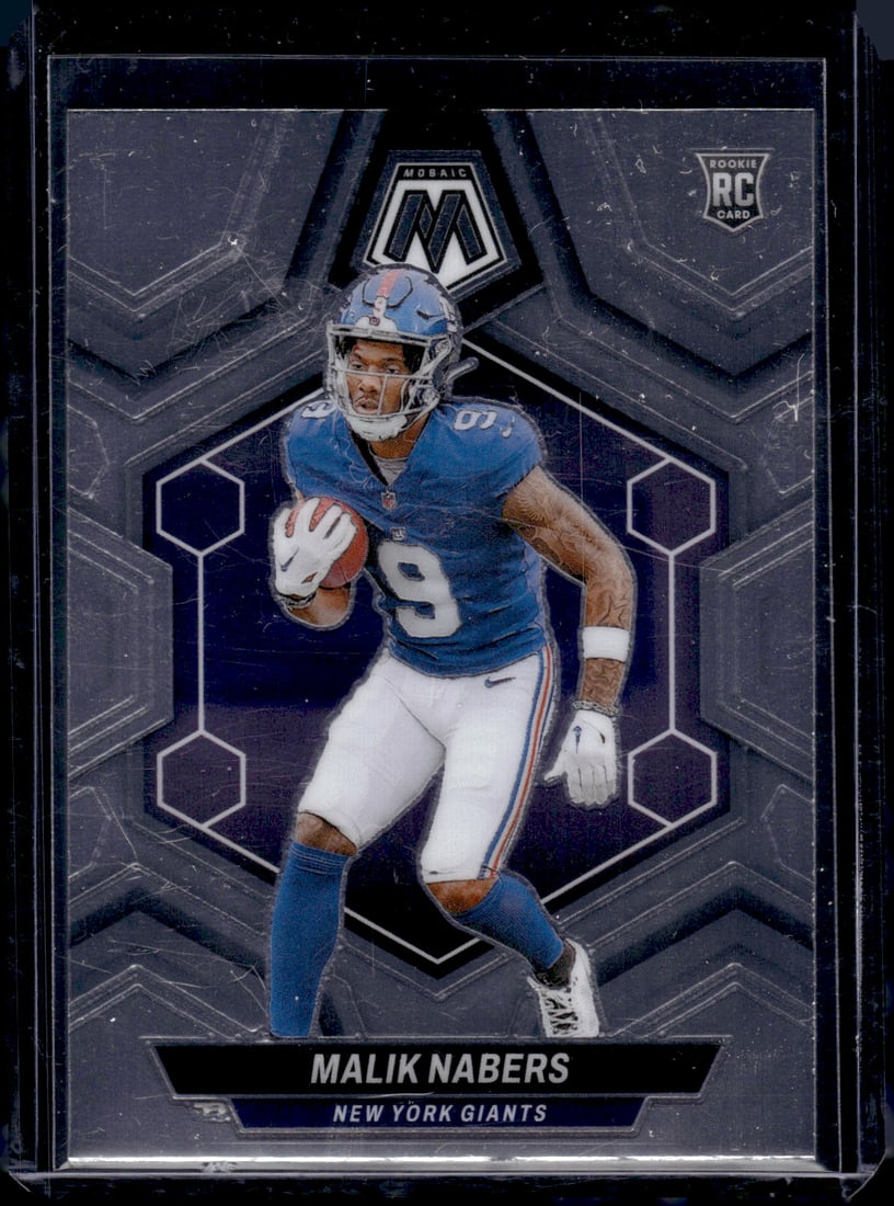Malik Nabers RC 2024 Panini Mosaic #306: Malik Nabers RC 2024 Panini Mosaic #306