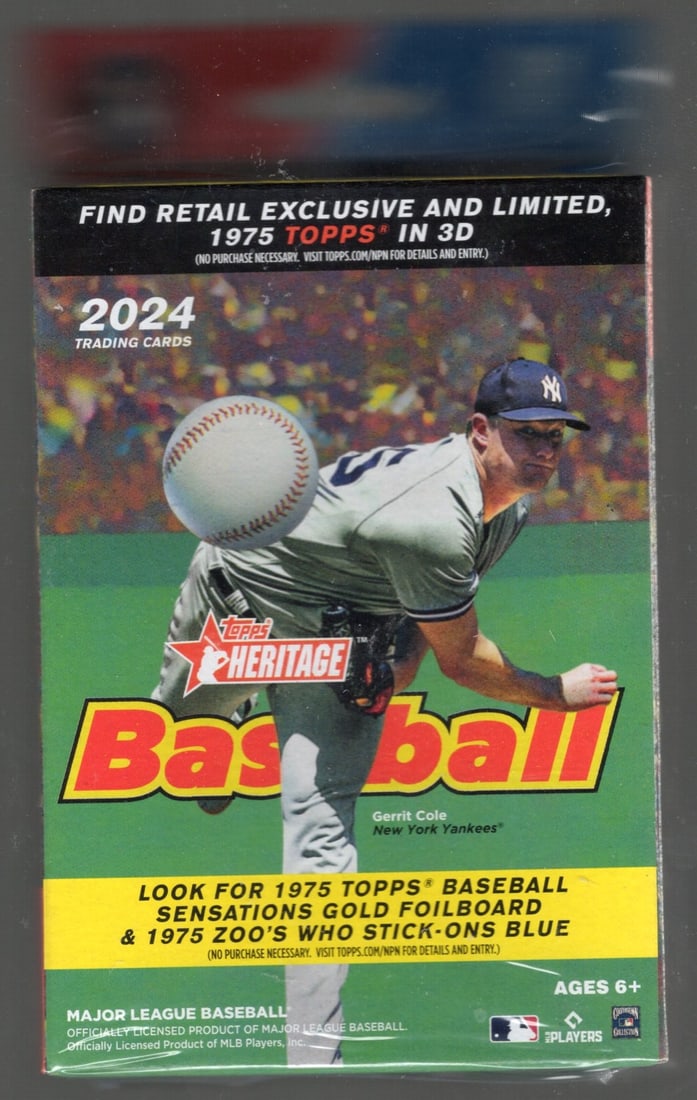 2024 Topps Heritage Baseball Hanger Box (1 of 1)