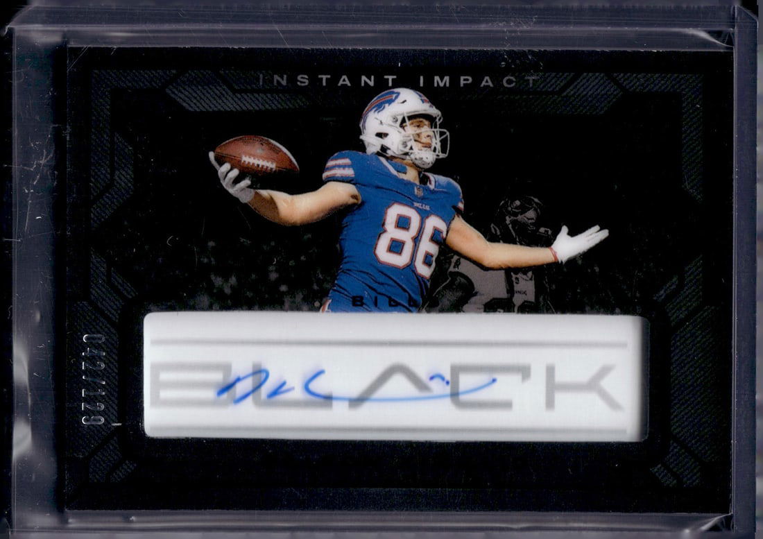 Dalton Kincaid Instant Impact Auto /129 2024 Panini Black #III-DKD (1 of 2)