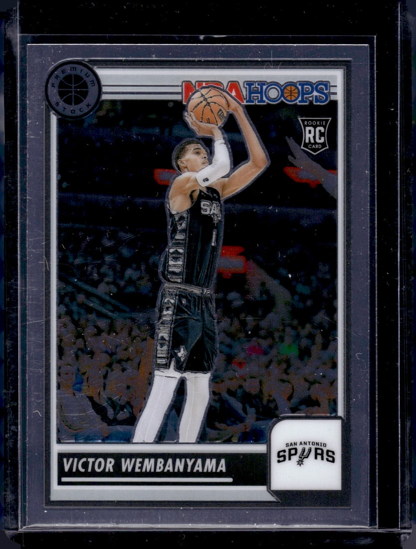 Victor Wembanyama RC 2023-24 Panini Premium Stock #108: Victor Wembanyama RC 2023-24 Panini Premium Stock #108