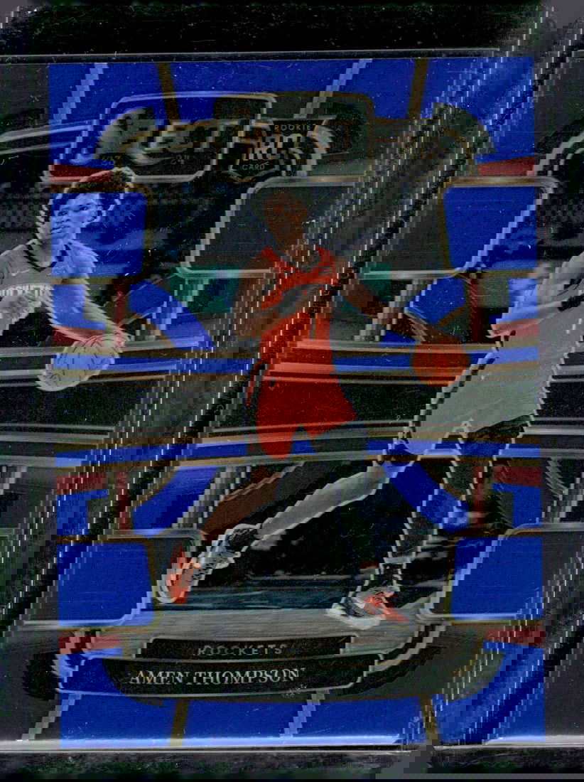 Amen Thompson Blue Prizm RC 2023-24 Panini Select #96 (1 of 2)