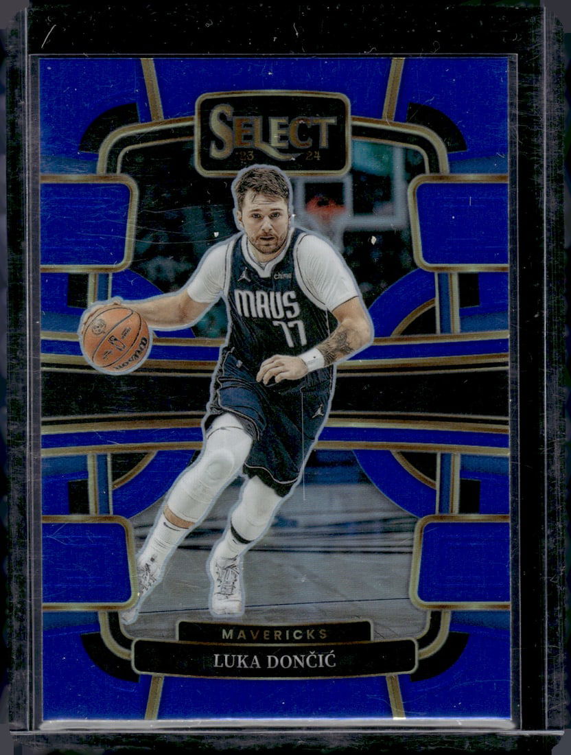 Luka Doncic Blue Prizm 2023-24 Panini Select #51 (1 of 2)