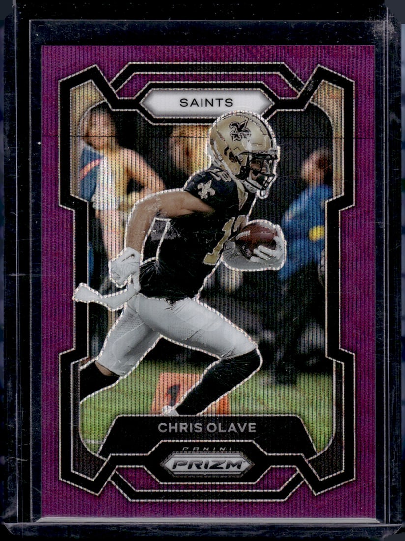 Chris Olave Purple Wave Prizm /99 2023 Panini Prizm #212 (1 of 2)