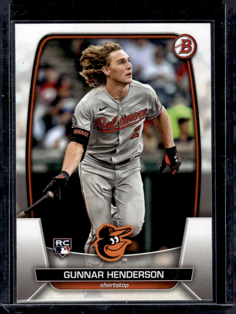 Gunnar Henderson RC 2023 Bowman #65: Gunnar Henderson RC 2023 Bowman #65