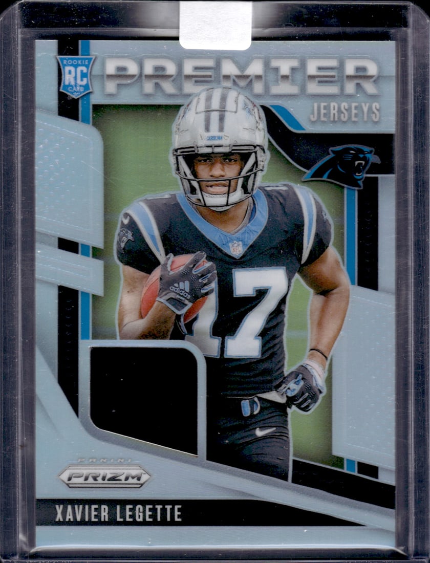 Xavier Legette Silver Prizm RC Patch 2024 Panini Prizm #PJ-XLE: Xavier Legette Silver Prizm RC Patch 2024 Panini Prizm #PJ-XLE