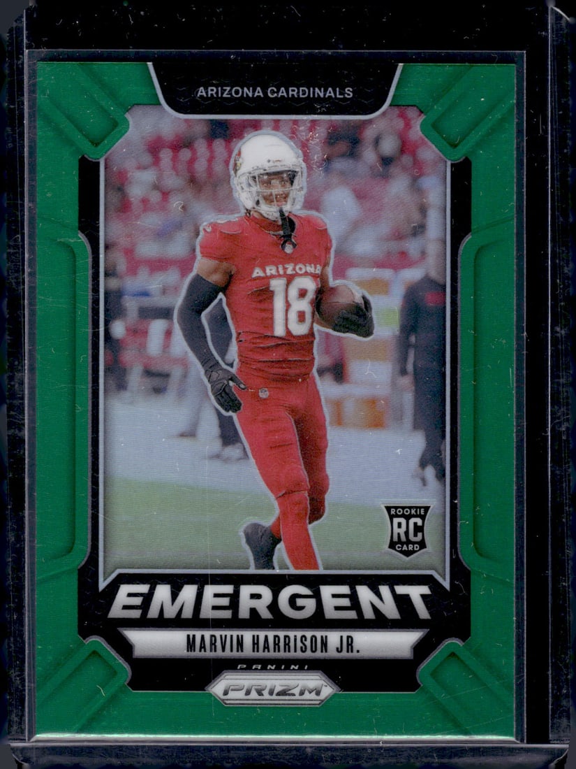 Marvin Harrison Jr. Emergent Green Prizm RC 2024 Panini Prizm #5: Marvin Harrison Jr. Emergent Green Prizm RC 2024 Panini Prizm #5