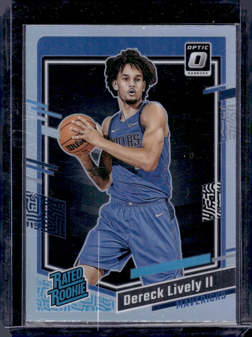 Dereck Lively Holo Prizm RC 2023-24 Donruss Optic #245: Dereck Lively Holo Prizm RC 2023-24 Donruss Optic #245