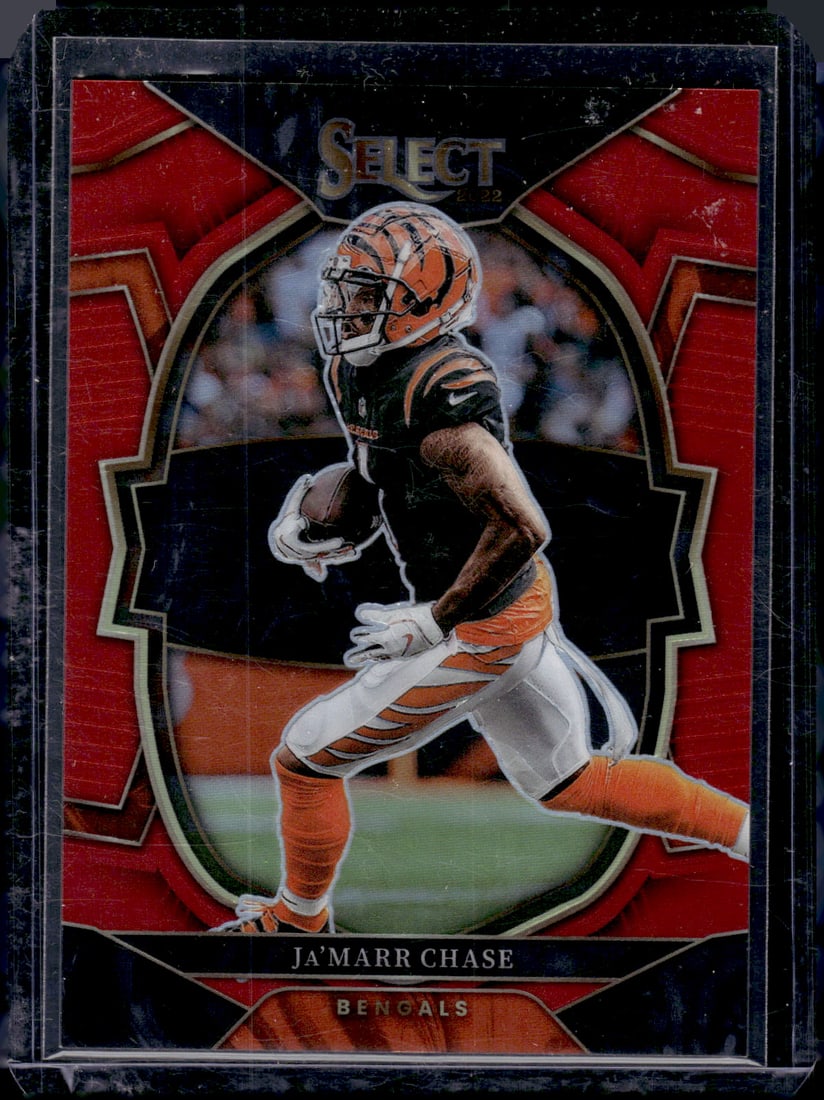 Ja'Marr Chase Red Prizm /99 2022 Panini Select #71 (1 of 2)