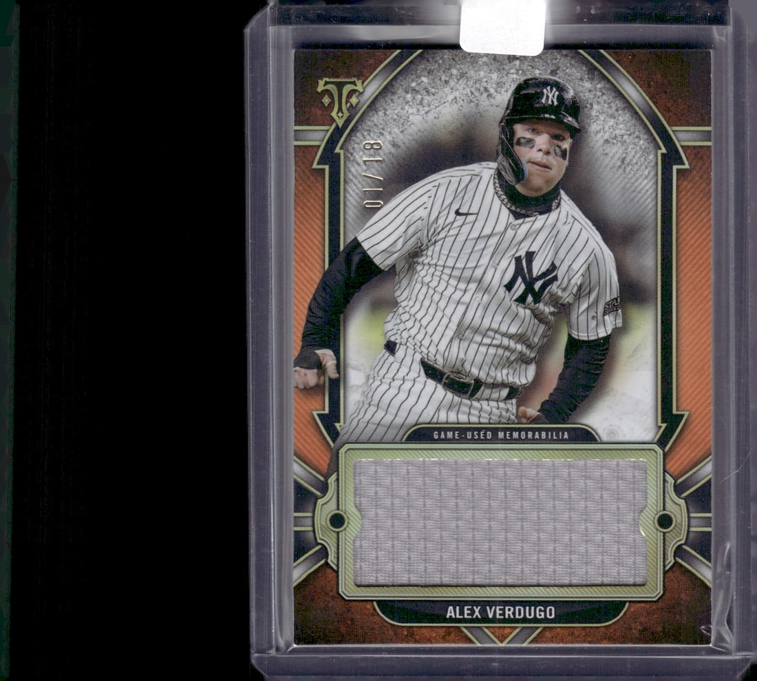 Alex Verdugo Game Used Patch /18 2024 Topps Triple Threads #SJR-AVE (1 of 2)