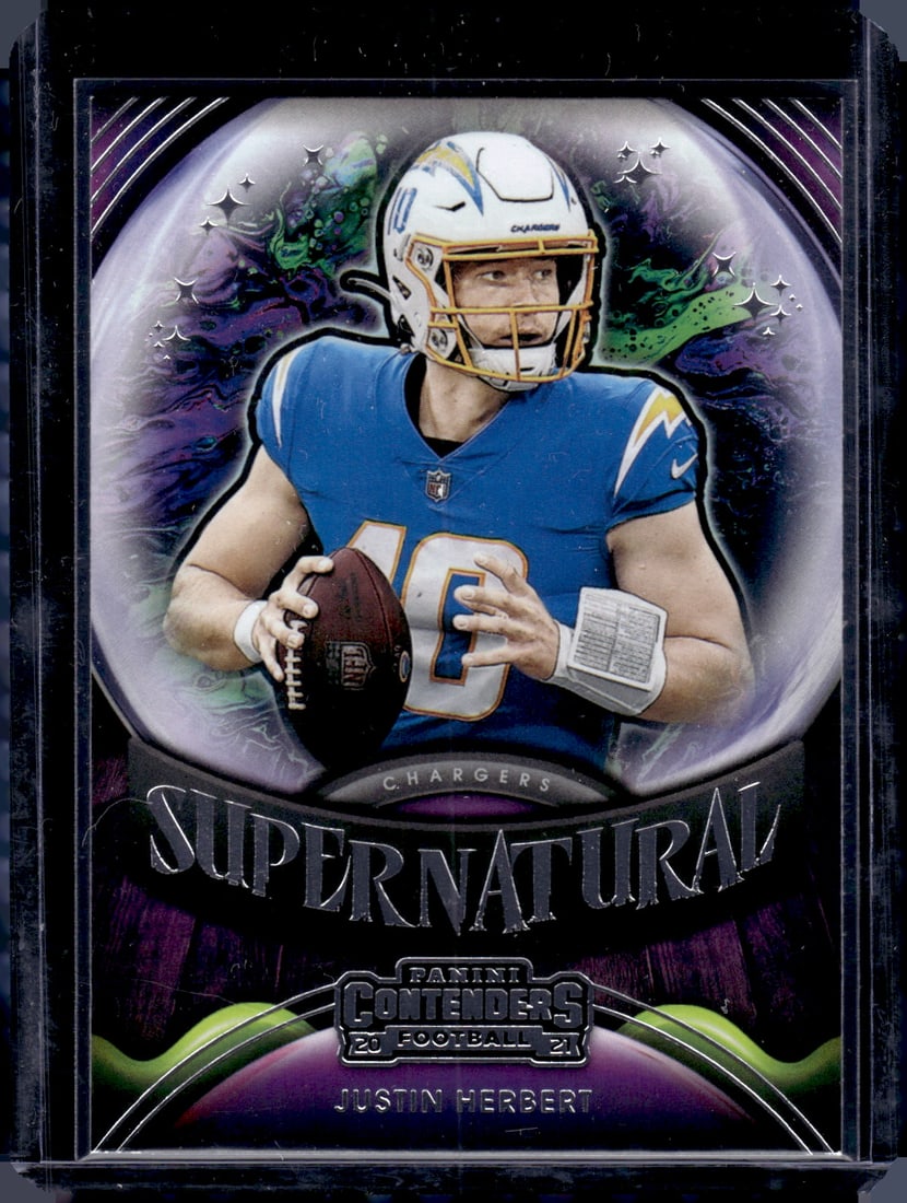 Lot of 3 Justin Herbert Cards See Pictures (1 of 6)