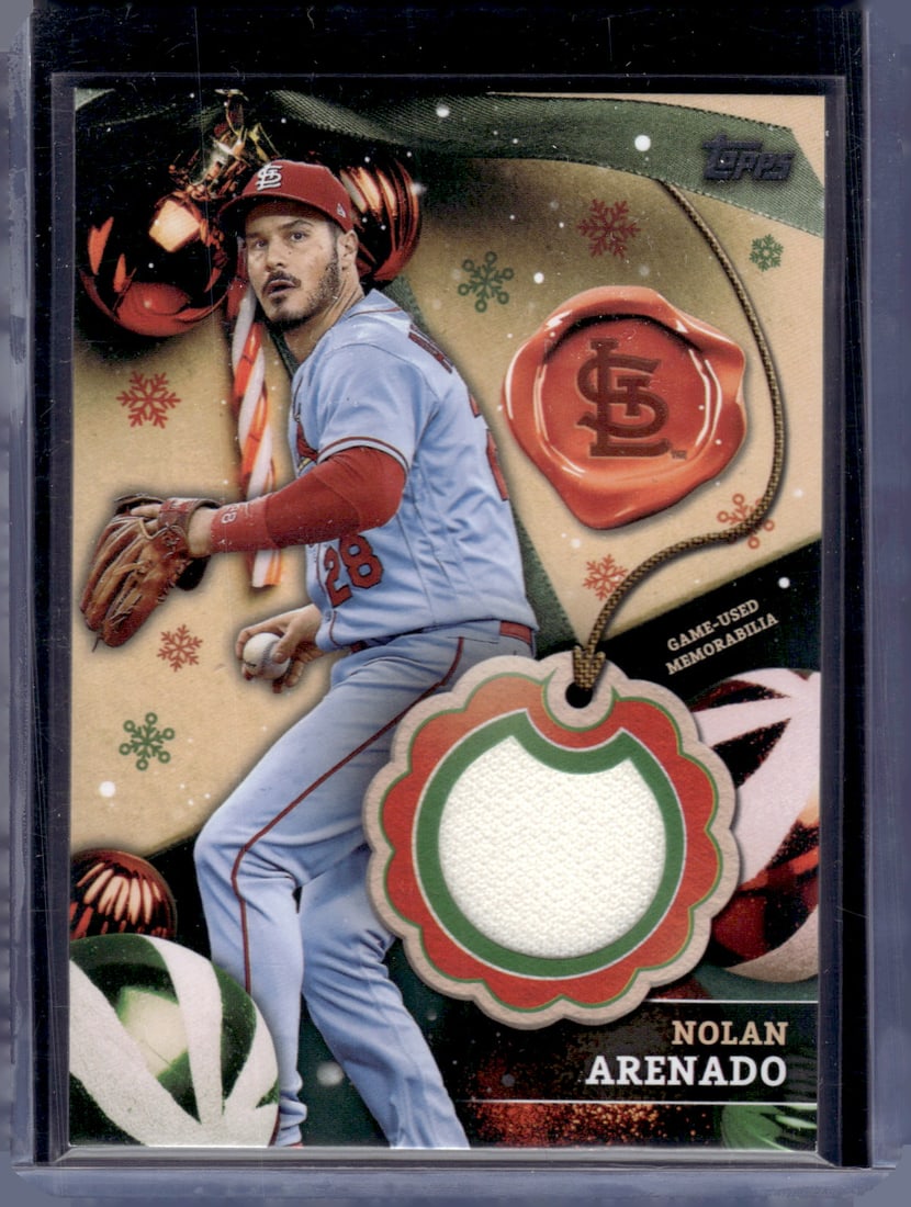 Nolan Arenado Game Used Patch 2024 Topps Holiday #RC-NA (1 of 2)