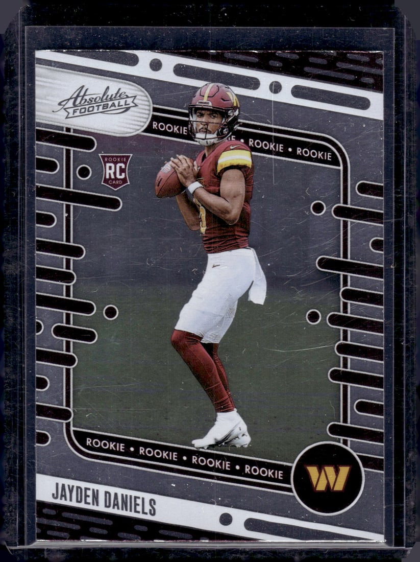 Jayden Daniels RC 2024 Panini Absolute #102: Jayden Daniels RC 2024 Panini Absolute #102