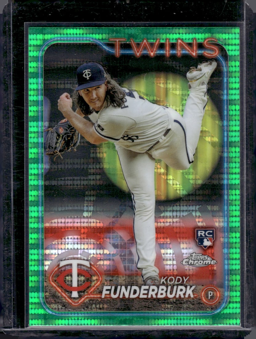 Kody Funderburk Green Sonar Refractor RC /99 2024 Topps Chrome Update #297: Kody Funderburk Green Sonar Refractor RC /99 2024 Topps Chrome Update #297