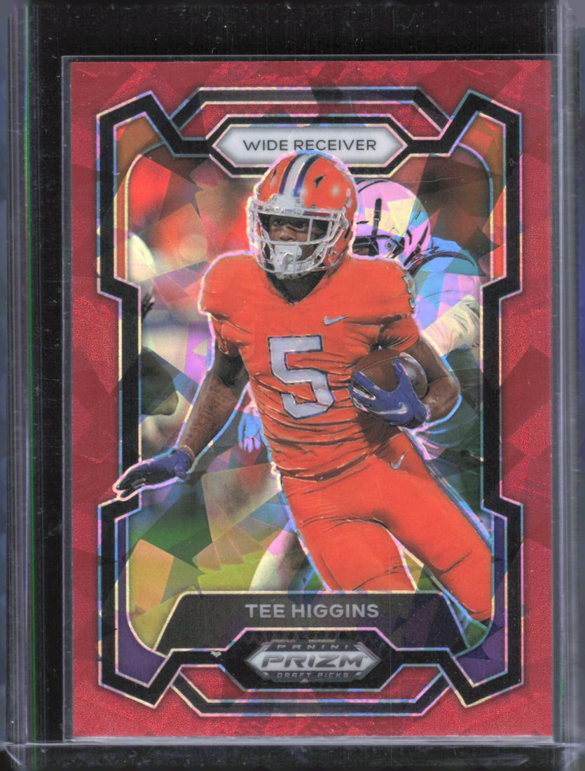 Tee Higgins Red Ice 2024 Panini Prizm Draft Picks #24 (1 of 2)