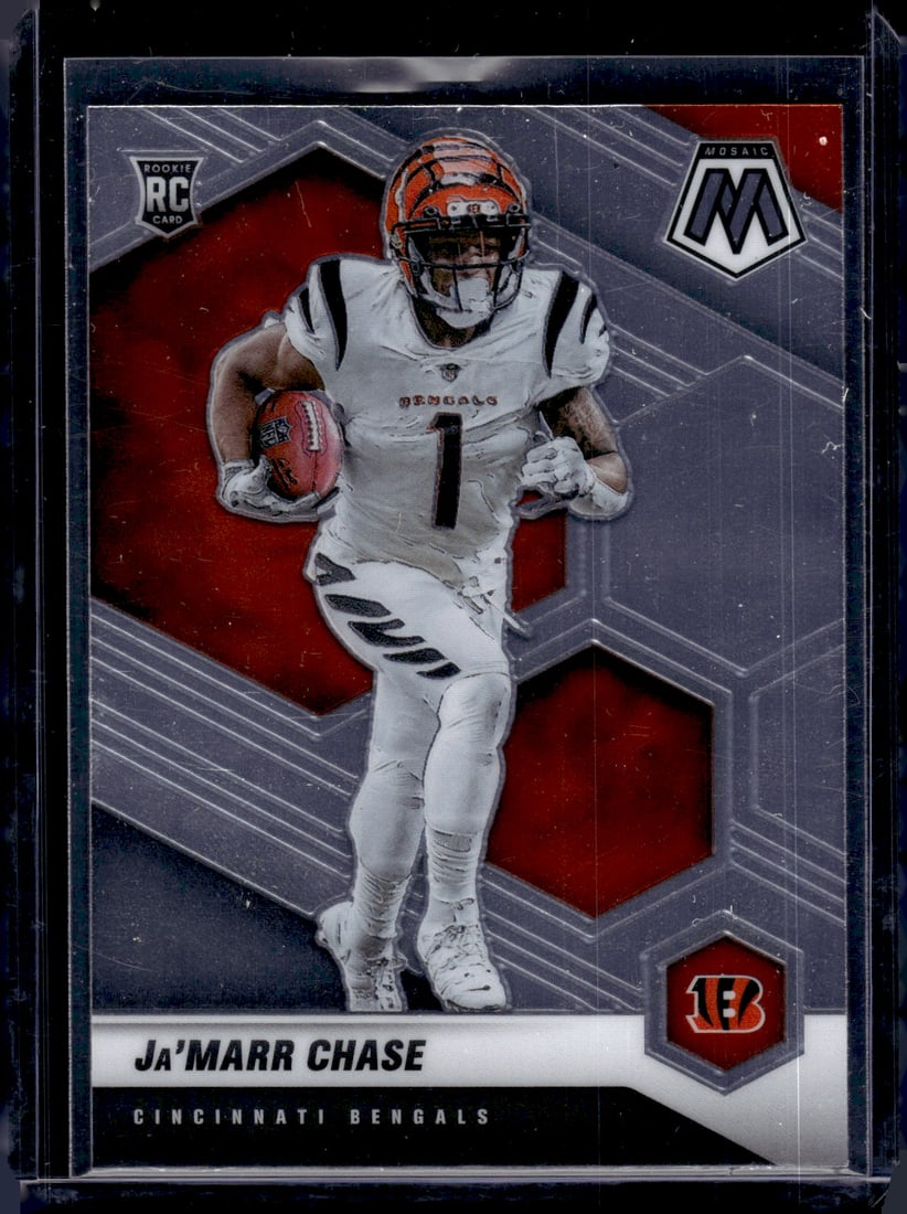 Ja 'Marr Chase RC 2021 Panini Mosaic #307: Ja'Marr Chase RC 2021 Panini Mosaic #307