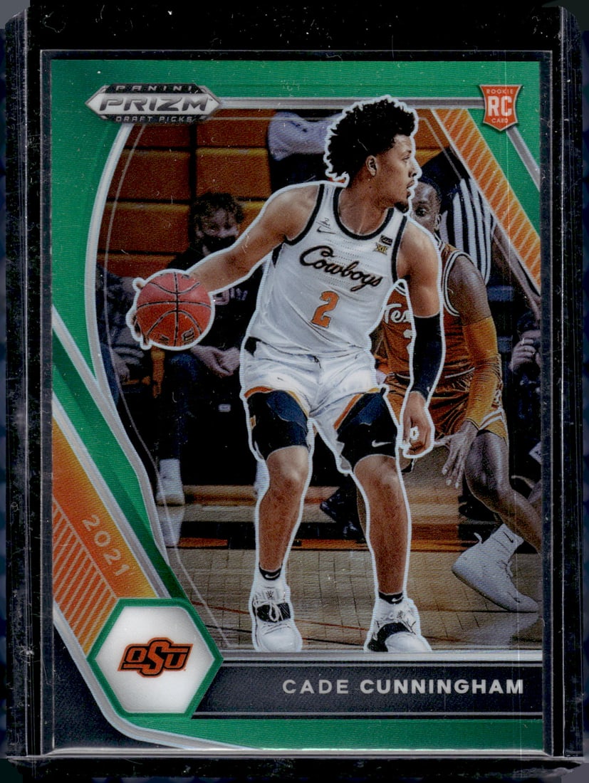Cade Cunningham Green Prizm RC 2021 Panini Prizm Draft Picks #1 (1 of 2)