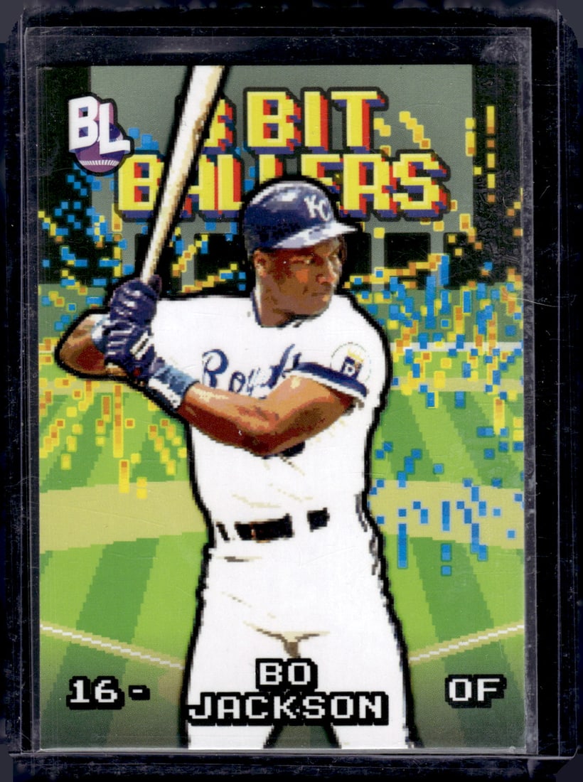 Bo Jackson 8 Bit Ballers 2023 Topps Big League #8B-18: Bo Jackson 8 Bit Ballers 2023 Topps Big League #8B-18