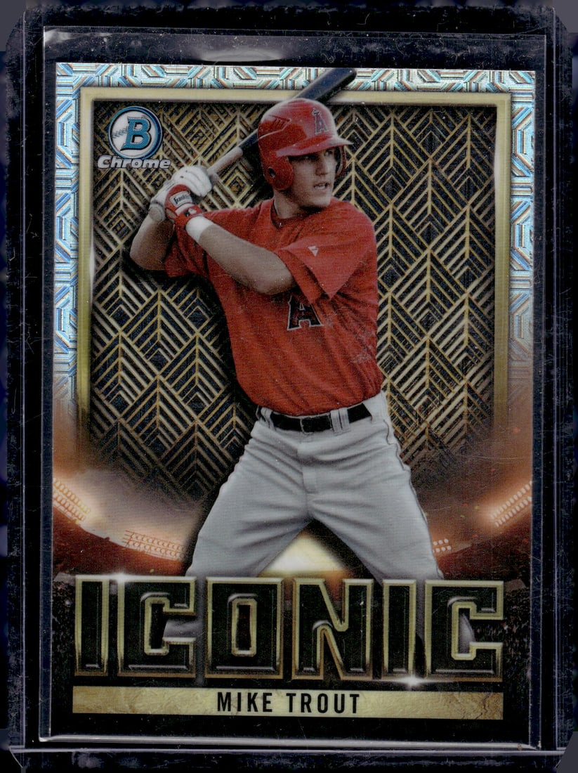 Mike Trout Iconic Mojo Refractor 2023 Bowman Chrome #BI-1 (1 of 2)