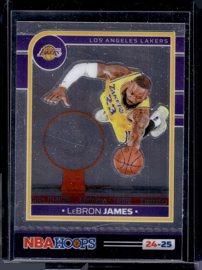LeBron James Chrome 2024-25 Panini NBA Hoops #18 (1 of 2)