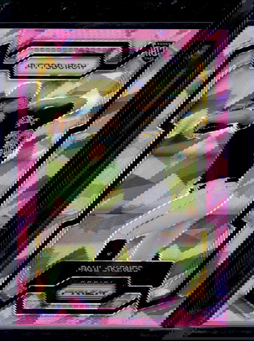 Paul Skenes Pink Cracked Ice RC 2024 Panini Prizm #118 (1 of 2)