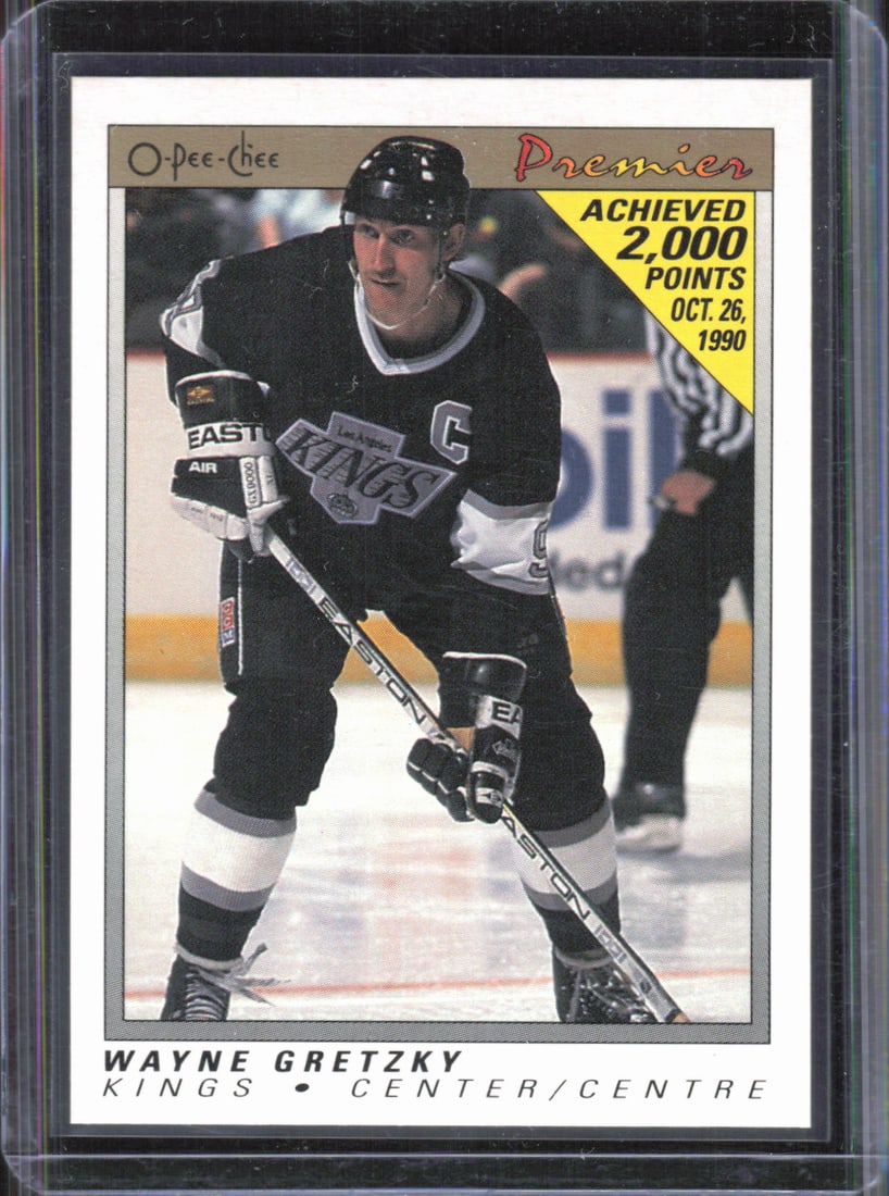 Wayne Gretzky 1990-91 O-Pee-Chee Premier Vintage #38: Wayne Gretzky 1990-91 O-Pee-Chee Premier Vintage #38