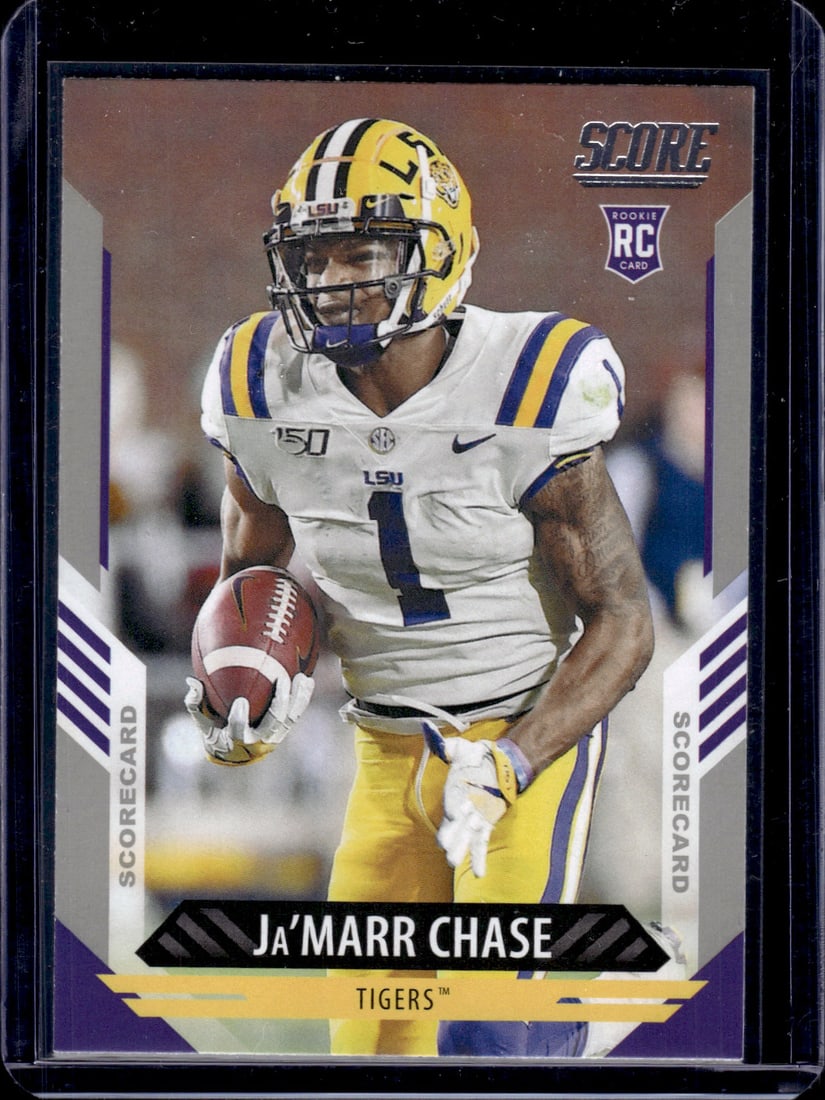 Ja'Marr Chase RC 2021 Panini Score #325: Ja'Marr Chase RC 2021 Panini Score #325