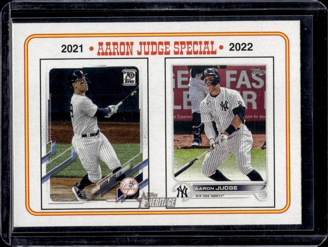 Aaron Judge Special 2023 Topps Heritage #4: Aaron Judge Special 2023 Topps Heritage #4