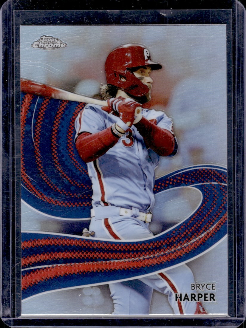 Bryce Harper Strokes Refractor 2024 Topps Chrome #S-6 (1 of 2)