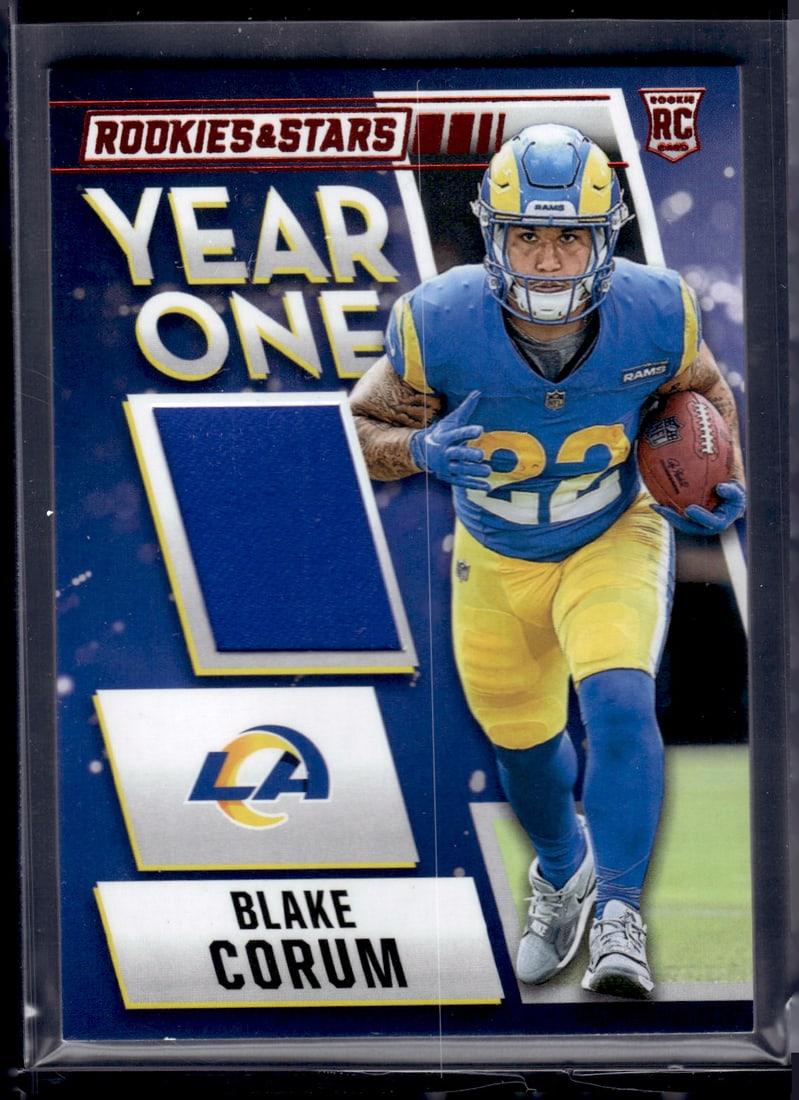 Blake Corum RC Patch 2024 Panini Rookies & Stars #YO-BCM (1 of 2)