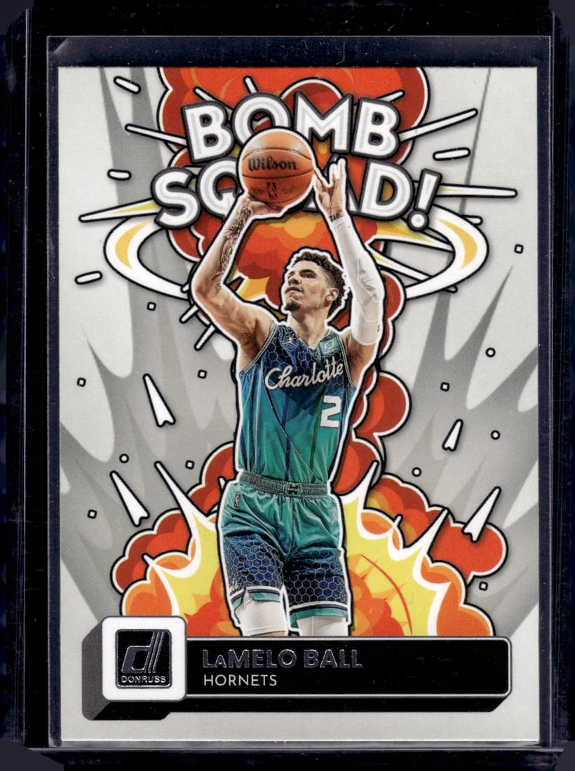 LaMelo Ball Bomb Squad 2022-23 Panini Donruss #10: LaMelo Ball Bomb Squad 2022-23 Panini Donruss #10